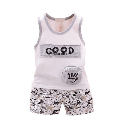 Summer Baby Kids Boys Girls Casual Clothing Sets Cotton Cartoon Sleeveless Tops Tee Shorts Pants Beach Style
Summer Baby Kids Boys Girls Casual Clothing Sets Cotton Cartoon Sleeveless Tops Tee Shorts Pants Beach Style