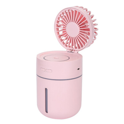 2 In 1 Portable Mini USB Fan Humidifier Cool Mist Humidifier With Personal Folding Fan 3-Speed Adjustable & 7 Colors Light Chang
2 In 1 Portable Mini USB Fan Humidifier Cool Mist Humidifier With Personal Folding Fan 3-Speed Adjustable & 7 Colors Light Chang