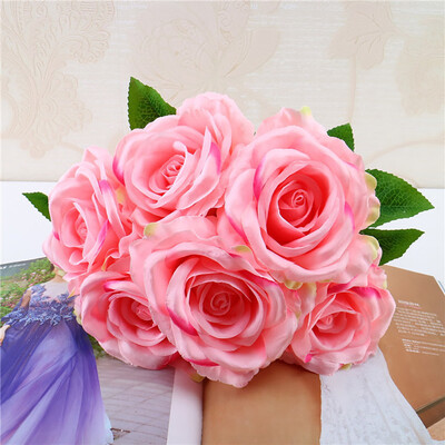 Toponeto 1 Bouquet Vintage Artificial Rose Silk Flowers Bouquet for Decoration 
Toponeto 1 Bouquet Vintage Artificial Rose Silk Flowers Bouquet for Decoration