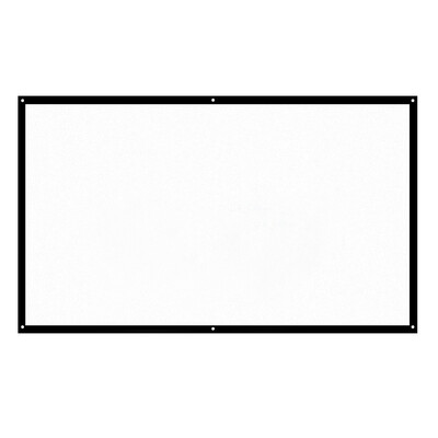 H84 84 Portable Projector Screen HD 169 White Dacron 84 Inch Diagonal Video Projection Screen Foldable Wall Mounted for Home Th
H84 84 Portable Projector Screen HD 169 White Dacron 84 Inch Diagonal Video Projection Screen Foldable Wall Mounted for Home Th
