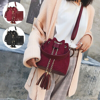 New Mini Crossbody Handbags Cute Suede Bucket Bag Organizer Small Tassel PU Leather Womens Shoulder Messenger Bags
New Mini Crossbody Handbags Cute Suede Bucket Bag Organizer Small Tassel PU Leather Womens Shoulder Messenger Bags