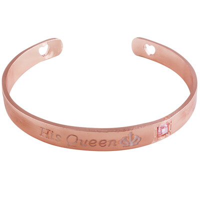 Her King His Queen Inlaid Rhinestone Opening Bracelet Girls Accessory Unisex Pair Bracelet Jewelry Valentines Day Hot Gift
Her King His Queen Inlaid Rhinestone Opening Bracelet Girls Accessory Unisex Pair Bracelet Jewelry Valentines Day Hot Gift