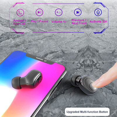 Wireless Bluetooth 50 Headphones Mini Invisible Earphone In-ear Music Headset Charging Box Hands-free with Mic
Wireless Bluetooth 50 Headphones Mini Invisible Earphone In-ear Music Headset Charging Box Hands-free with Mic