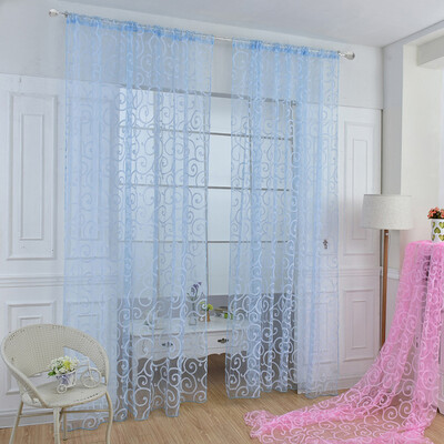 Window Sun-Shading Curtains 1M2M Sheer Voile Tulle For Bedroom Living Room Printed Tulip Pattern Elegant And Generous
Window Sun-Shading Curtains 1M2M Sheer Voile Tulle For Bedroom Living Room Printed Tulip Pattern Elegant And Generous