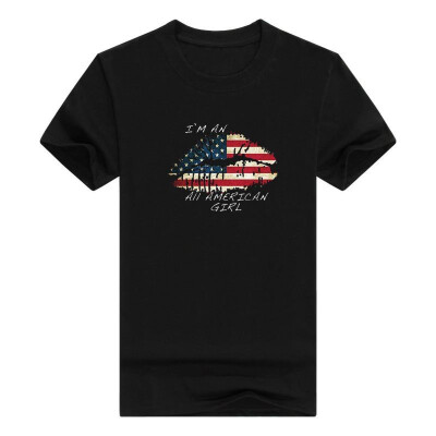 Flag Lips Im All American Off The Shoulder 4th July Mens T-Shirt Fashions
Flag Lips Im All American Off The Shoulder 4th July Mens T-Shirt Fashions