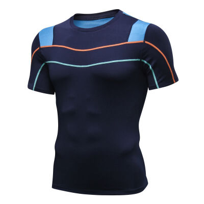 Mens T-shirt quick-drying Clothes high-elastic tight-fitting Sports short-sleeved T-shirt Sports Top For Running Fitness Exerci
Mens T-shirt quick-drying Clothes high-elastic tight-fitting Sports short-sleeved T-shirt Sports Top For Running Fitness Exerci