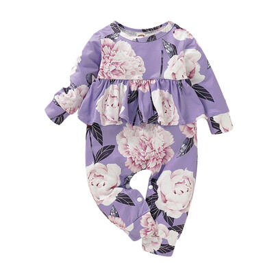 Autumn Infant Baby Girls Bodysuit Long Sleeve Flower Printing Jumpsuit Hat Kids Casual Bodysuit Jumpsuit
Autumn Infant Baby Girls Bodysuit Long Sleeve Flower Printing Jumpsuit Hat Kids Casual Bodysuit Jumpsuit