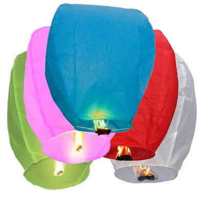 10PCS Beautiful Sky Flying Paper Candle Wish Lamp Paper Chinese Lanterns for Birthday Wish Party Wedding Decoration
10PCS Beautiful Sky Flying Paper Candle Wish Lamp Paper Chinese Lanterns for Birthday Wish Party Wedding Decoration