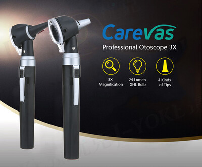 Carevas Fiber Optic LED Otoscope 3X True View Full Spectrum Home Physician Ear Care Diagnostic Set with 8 Tips for Adult & Child F
Carevas Fiber Optic LED Otoscope 3X True View Full Spectrum Home Physician Ear Care Diagnostic Set with 8 Tips for Adult & Child F