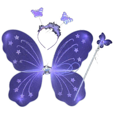 WEIXINBUY 3pcsSet Girl Fairy Princess Christmas Costume Butterfly Wing Wand Headband
WEIXINBUY 3pcsSet Girl Fairy Princess Christmas Costume Butterfly Wing Wand Headband