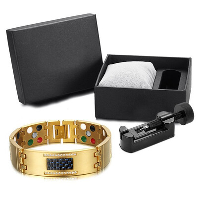 WelMag 2018 Fashion Exquisite Crystal Magnetic Titanium Bracelets Bangles for Men Germanium Tourmaline Male Health Wristband
WelMag 2018 Fashion Exquisite Crystal Magnetic Titanium Bracelets Bangles for Men Germanium Tourmaline Male Health Wristband