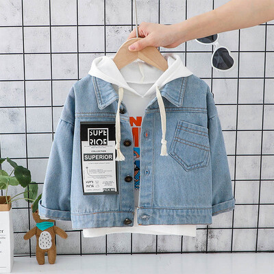 Autumn Baby Boy Outerwear Fashion Letter Print Casual Denim Coat Kids Jacket Outfits Tops
Autumn Baby Boy Outerwear Fashion Letter Print Casual Denim Coat Kids Jacket Outfits Tops