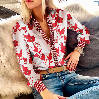 Stylish Women Floral Print Button Shirts Casual Long Sleeve Shirt Tops Blouse
Stylish Women Floral Print Button Shirts Casual Long Sleeve Shirt Tops Blouse