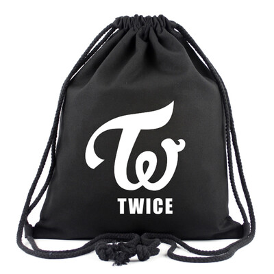 Twice Drawstring Backpack Unisex Sports Dance Bag Student Book Storage Backpack Bundle Pocket Teenager Simple Schoolbag
Twice Drawstring Backpack Unisex Sports Dance Bag Student Book Storage Backpack Bundle Pocket Teenager Simple Schoolbag