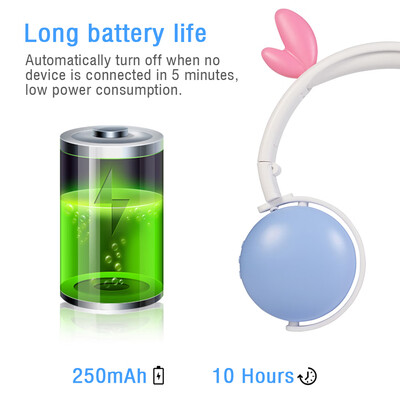 Cute Cartoon Wireless Bluetooth Headset for Girl Kids Headphone with Mic PC Mobile Phone Music Gaming MP3 Cat EarsAntlersDevil E
Cute Cartoon Wireless Bluetooth Headset for Girl Kids Headphone with Mic PC Mobile Phone Music Gaming MP3 Cat EarsAntlersDevil E