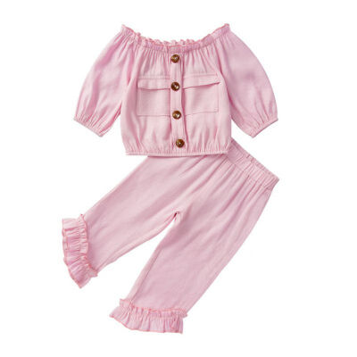 Toddler Kids Baby Girls Clothes set Autumn Solid Color Long Sleeve Top&long Pants Cute lovely Sweet Streetwear outfits
Toddler Kids Baby Girls Clothes set Autumn Solid Color Long Sleeve Top&long Pants Cute lovely Sweet Streetwear outfits