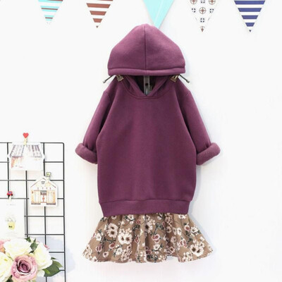 Childrens Girls dress fake two-piece plus velvet padded hooded baby autumn winter long sleeve Cotton warm loose sweater dress
Childrens Girls dress fake two-piece plus velvet padded hooded baby autumn winter long sleeve Cotton warm loose sweater dress