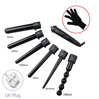 5 In 1 Hair Styling Tool Set Curling Iron Electric Hairs Curler Wand With Heat Protective Glove Temperature Control
5 In 1 Hair Styling Tool Set Curling Iron Electric Hairs Curler Wand With Heat Protective Glove Temperature Control