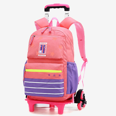 6 wheels Trolley schoolbag brand fashion backpack 3 wheel teenagers book bags primary school bag girls boys gift travel Luggage
6 wheels Trolley schoolbag brand fashion backpack 3 wheel teenagers book bags primary school bag girls boys gift travel Luggage