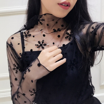 Sexy See Through Blouse 2017 Summer Women Transparent Mesh Stand Neck Long Sleeve Sheer Shirts Ladies Tee Tops S3
Sexy See Through Blouse 2017 Summer Women Transparent Mesh Stand Neck Long Sleeve Sheer Shirts Ladies Tee Tops S3