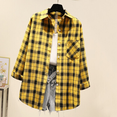 Casual Women\ Plaid Shirt Female Long Sleeve Tops Casual Blouse Autumn Clothes -XXXL
Casual Women\ Plaid Shirt Female Long Sleeve Tops Casual Blouse Autumn Clothes -XXXL