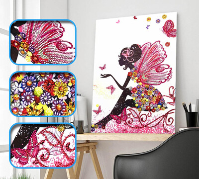 Gobestart DIY Full Diamond Cartoon Painting Special Diamond Shaped Rhinestone Embroidery
Gobestart DIY Full Diamond Cartoon Painting Special Diamond Shaped Rhinestone Embroidery