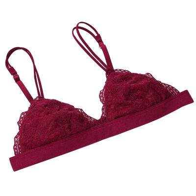 ROPALIA Women Solid Floral Sheer Lace Bra One Piece Wireless Cute Ladies Crop Top Female Lingerie
ROPALIA Women Solid Floral Sheer Lace Bra One Piece Wireless Cute Ladies Crop Top Female Lingerie
