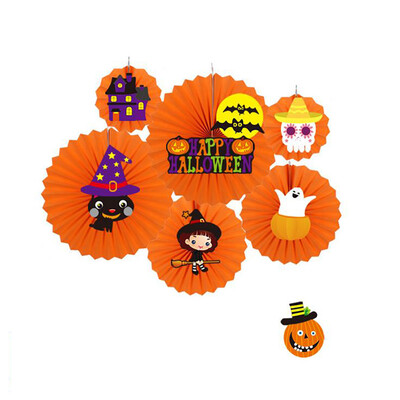 Toponeto Halloween Decorative Wall Decoration DIY Paper Fan Flower Halloween Supplies
Toponeto Halloween Decorative Wall Decoration DIY Paper Fan Flower Halloween Supplies