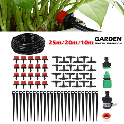 25m20m10m DIY Micro Drip Irrigation System Garden Hose Connector Kits Automatic Plant Irrigation Kits System
25m20m10m DIY Micro Drip Irrigation System Garden Hose Connector Kits Automatic Plant Irrigation Kits System
