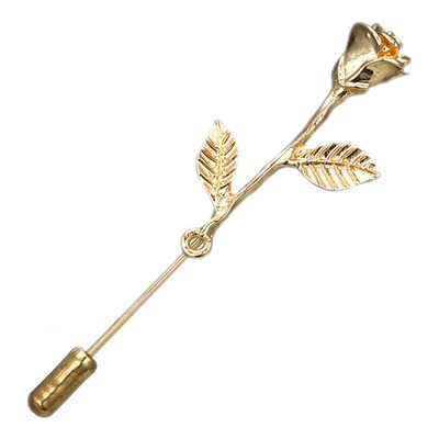 New Fashion Flower Pin Special Design Men Women Casual Brooches Gold Color Rose Broche Lapel Pin Free Shipping
New Fashion Flower Pin Special Design Men Women Casual Brooches Gold Color Rose Broche Lapel Pin Free Shipping