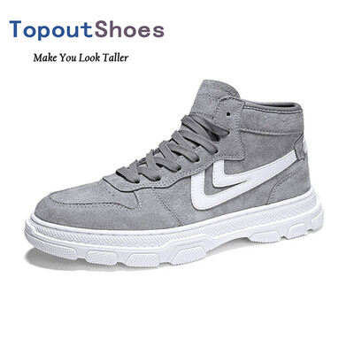 TopoutShoes 3inch Men Hidden Taller High Top Sneaker Leather Elevator Skateboarding Shoes Increase Height 75cm
TopoutShoes 3inch Men Hidden Taller High Top Sneaker Leather Elevator Skateboarding Shoes Increase Height 75cm