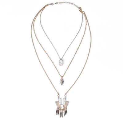Bohemian Style Geometric Shape Natural Stones Leaves Alloy Pendants Multi-layer Necklaces
Bohemian Style Geometric Shape Natural Stones Leaves Alloy Pendants Multi-layer Necklaces