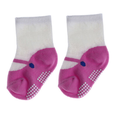 Best New Baby Girls Newborn Crib Soft Cotton Shoes Floor Socks Boots Anti Slip 0 24M