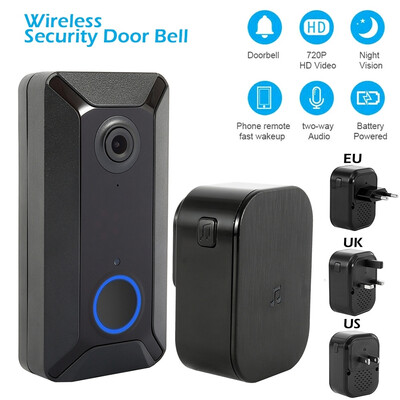 720P Smart WIFI Wireless 24G Video Doorbell With Indoor Chime Night Vision APP Control
720P Smart WIFI Wireless 24G Video Doorbell With Indoor Chime Night Vision APP Control