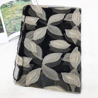 1Pc Fashion Design Leafs Embroidered Organza Scarves And Shawls Scarf For Women
1Pc Fashion Design Leafs Embroidered Organza Scarves And Shawls Scarf For Women