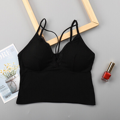 Women Lace Tube Top Sexy Camisole Bralette Sexy Cross Strap Beauty Back Camisole Vest
Women Lace Tube Top Sexy Camisole Bralette Sexy Cross Strap Beauty Back Camisole Vest