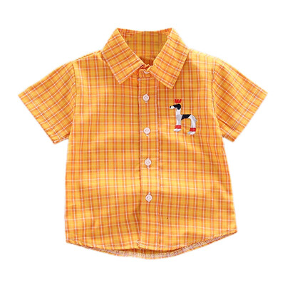Toddler Plaid Shirts Summer Outfits Baby boy Short Sleeve Tops Children Plaid Print Button Shirts Kids Blouses Shirt
Toddler Plaid Shirts Summer Outfits Baby boy Short Sleeve Tops Children Plaid Print Button Shirts Kids Blouses Shirt