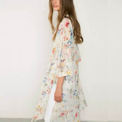 Women Printed Chiffon Cardigan Tops Cover Up Blouse Summer Beach Dress Trim Bikini Swimsuit
Women Printed Chiffon Cardigan Tops Cover Up Blouse Summer Beach Dress Trim Bikini Swimsuit
