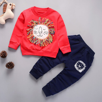 2PCS Baby Boy Girl Clothes Set Long Sleeve Cartoon Print T-Shirt TopCasual Trousers Toddler Clothes Outfits
2PCS Baby Boy Girl Clothes Set Long Sleeve Cartoon Print T-Shirt TopCasual Trousers Toddler Clothes Outfits