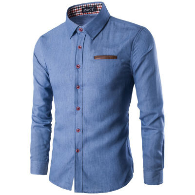 New Arrival Casual Business Dress Shirts Men Solid Color Blue Over Sized 3XL Long Sleeve Stylish Shirt 2018 Male Clothing
New Arrival Casual Business Dress Shirts Men Solid Color Blue Over Sized 3XL Long Sleeve Stylish Shirt 2018 Male Clothing