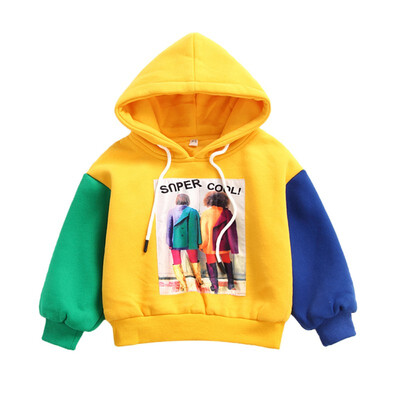 Kid Clothes for Boy Girl Patchwork Cartoon Pattern Autumn Baby Hoodie Long Sleeve Cotton Sweatshirt Casual Outerwear
Kid Clothes for Boy Girl Patchwork Cartoon Pattern Autumn Baby Hoodie Long Sleeve Cotton Sweatshirt Casual Outerwear