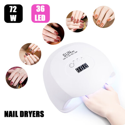 Gobestart LED 72W UV Nail Gel Curing Nail Art Machine EU Lamp Light Nail Gel Polish Dryer
Gobestart LED 72W UV Nail Gel Curing Nail Art Machine EU Lamp Light Nail Gel Polish Dryer