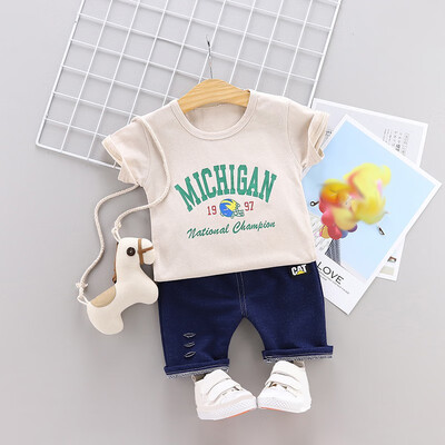 Summer Baby Kid Boy Letter TopsPants 2Pcs Clothes Sets Kids Baby Boys Outfits 2pcs Fashion Boys Clothes 2Pcs Set
Summer Baby Kid Boy Letter TopsPants 2Pcs Clothes Sets Kids Baby Boys Outfits 2pcs Fashion Boys Clothes 2Pcs Set