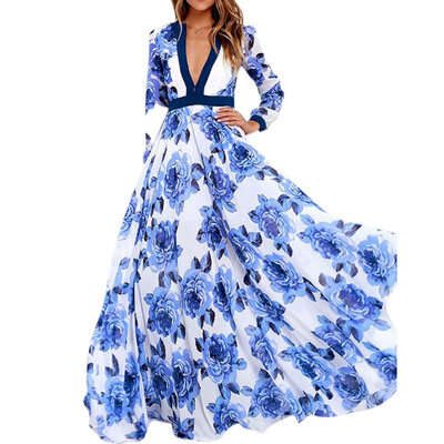 Vestidos BOHO Party Dresses Large Size Dress Women Sexy Casual Deep V Long Evening Summer Beach Floral Dress Sundress
Vestidos BOHO Party Dresses Large Size Dress Women Sexy Casual Deep V Long Evening Summer Beach Floral Dress Sundress