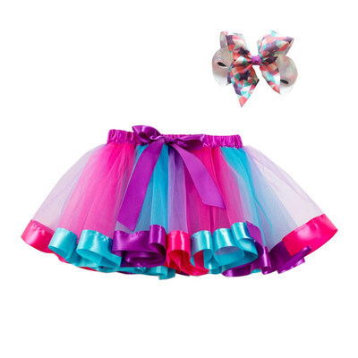 Girls Summer Mesh Rainbow Color Matching High Waist Skirt Short Pleated Sweet SkirtHairband
Girls Summer Mesh Rainbow Color Matching High Waist Skirt Short Pleated Sweet SkirtHairband