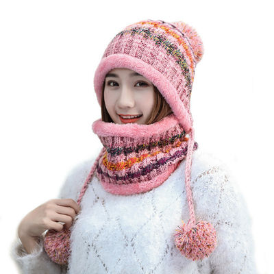 Womens Winter Hat Warm Thick Beanie Cap Scarf Knitted Ski Face Mask Cold Weather Beanies
Womens Winter Hat Warm Thick Beanie Cap Scarf Knitted Ski Face Mask Cold Weather Beanies