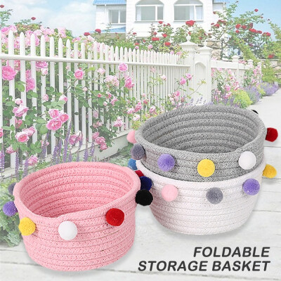 Willstar Portable Cotton Woven Storage Basket Foldable Storage Basket Cloth Food Basket
Willstar Portable Cotton Woven Storage Basket Foldable Storage Basket Cloth Food Basket