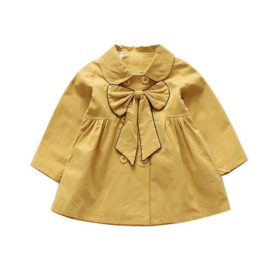 children clothing windbreaker girls cotton shirts children girls bow autumn coat European&American Style
children clothing windbreaker girls cotton shirts children girls bow autumn coat European&American Style