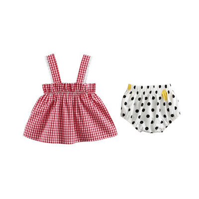 Newborn Baby Girl Clothes Set Summer Plaid Shirt Printing Big PP Shorts Set Fashion Baby Girl Clothes Set
Newborn Baby Girl Clothes Set Summer Plaid Shirt Printing Big PP Shorts Set Fashion Baby Girl Clothes Set