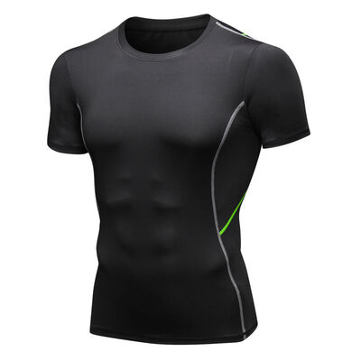 Mens Casual short-sleeved Shirt Stretch Wicking Breathable Bottoming Round Neck T-shirt Sports Shirt For Running Exercise
Mens Casual short-sleeved Shirt Stretch Wicking Breathable Bottoming Round Neck T-shirt Sports Shirt For Running Exercise